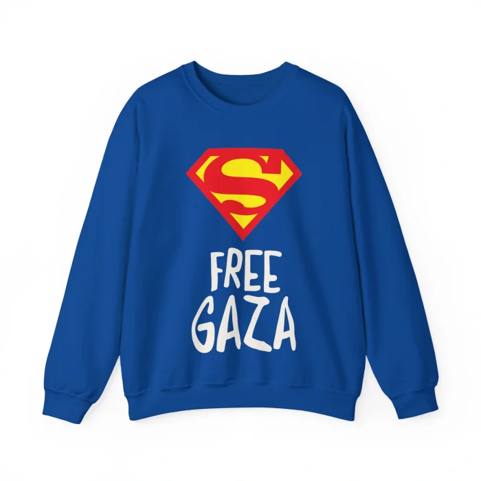 Superman Free Gaza Sweatshirt