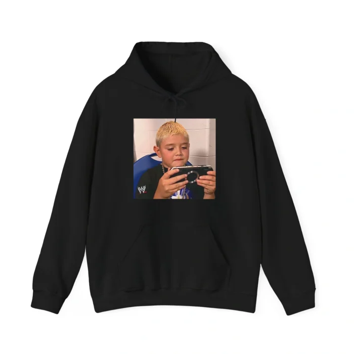 Young Mysterio Playing PSP Hoodie