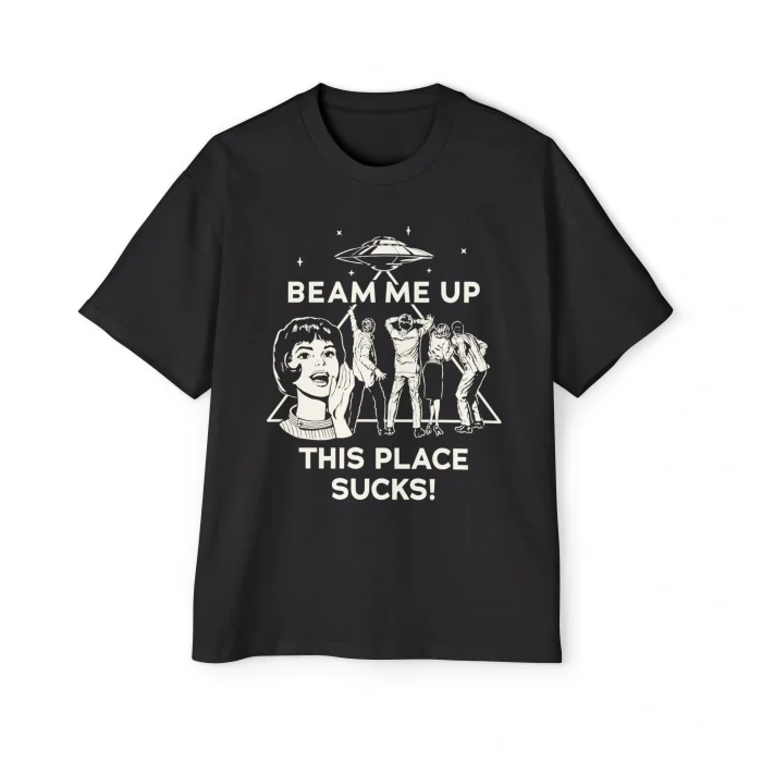 Beam Me Up This Place Sucks Shirt - Official Robin Buckley Stranger ...