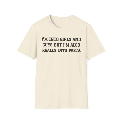 Wear the I'm Into Girls And Guys But I'm Also Really Into Pasta Shirt and pair it with the ICE Get The F*ck Out Of Minnesota Shirt for a bold, fun statement.
